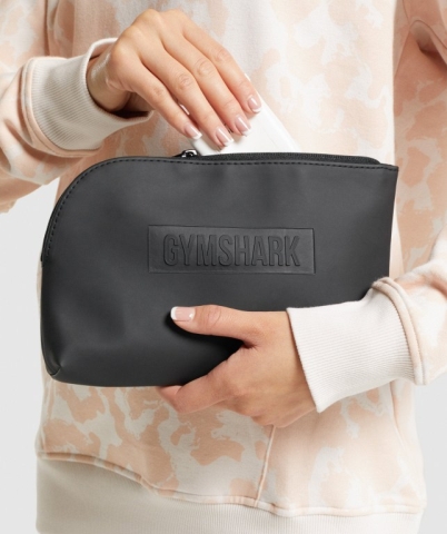 Black Gymshark Everyday Zip Pouch Women's Bags & Backpacks | US-48OQDKF