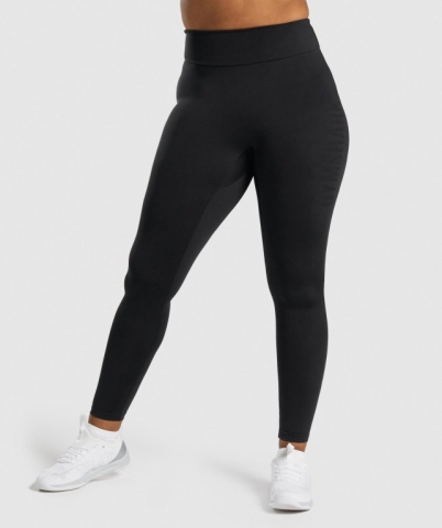 Black Gymshark GS Power High Waisted Women's Leggings | US-40XDHWC