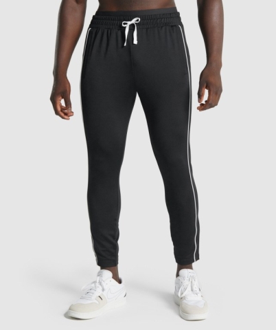 Black Gymshark Recess Men's Joggers | US-91HRCQM