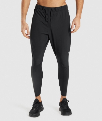 Black Gymshark Speed Men's Joggers | US-50HZGBC