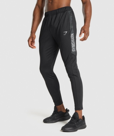 Black Gymshark Sport Men's Joggers | US-65UWLQK