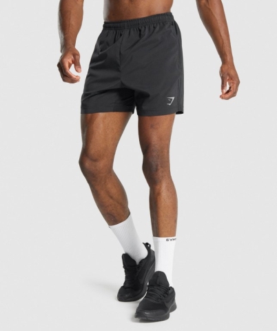 Black Gymshark Sport Men's Shorts | US-25WMTVS