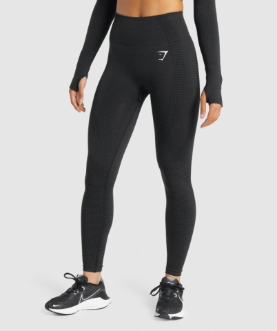 Black Gymshark Vital Seamless 2.0 High Waisted Women's Leggings | US-95GPUNC