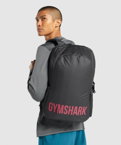 Black / Pink Gymshark X-Series 0.1 Men's Bags & Backpacks | US-46CVOQA