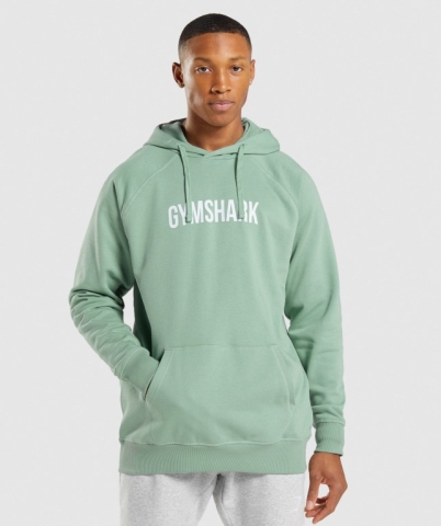 Blue Gymshark Apollo Men's Hoodies | US-95WRUNK