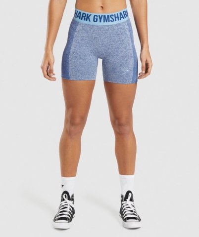 Blue Gymshark Flex Women's Shorts | US-37EPRVI