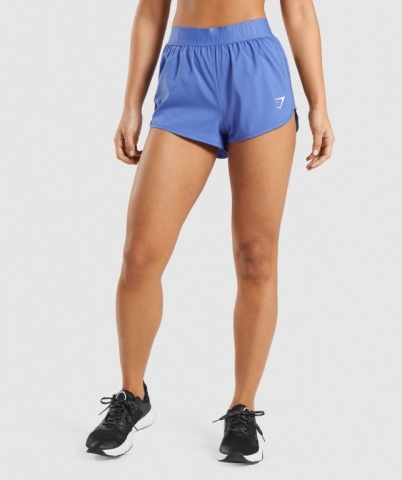 Blue Gymshark Training Loose Fit Women's Shorts | US-23IGKPM