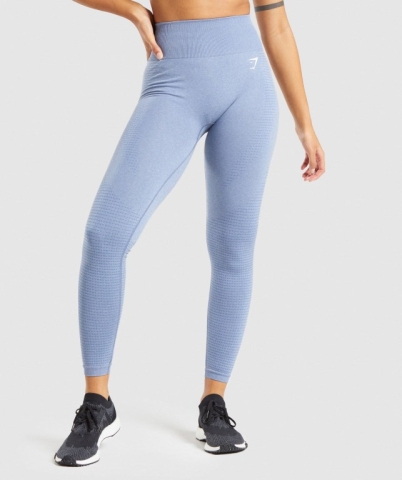 Blue Gymshark Vital Seamless 2.0 High Waisted Women's Leggings | US-68ESRPU