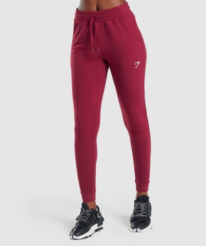 Burgundy Gymshark Pippa Training Women's Joggers | US-89GCFQP