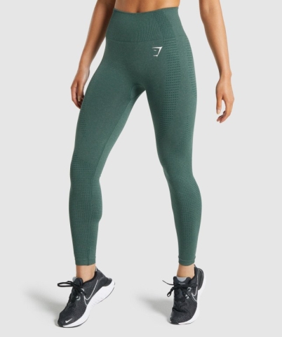 Dark Green Gymshark Vital Seamless 2.0 High Waisted Women's Leggings | US-12PBSJT