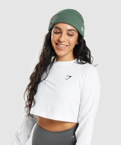 Green Gymshark New Era Fishermans Beanie Women's Headwear | US-21KBPND