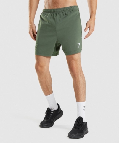 Green Gymshark Sport Men's Shorts | US-64YXTKE