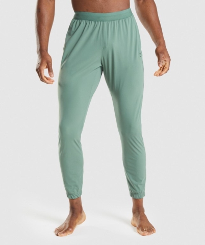 Green Gymshark Studio Men's Joggers | US-67UVMLA