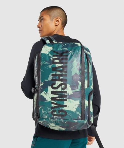 Green Gymshark X-Series 0.3 Men's Bags & Backpacks | US-39VFBPS