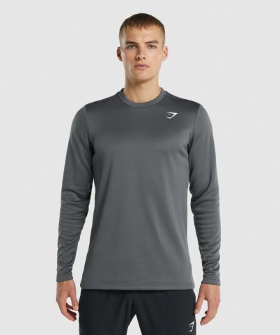 Grey Gymshark Arrival Crew Sweatshirt Men's Hoodies | US-08KSOVU