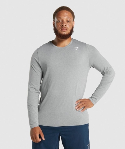 Grey Gymshark Arrival Seamless Men's T Shirts | US-37NBMPV