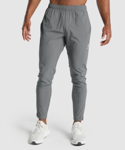 Grey Gymshark Arrival Woven Men's Joggers | US-09MDCZV