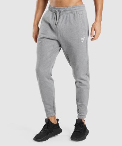 Grey Gymshark Essential Oversized Men's Joggers | US-19KQIEF