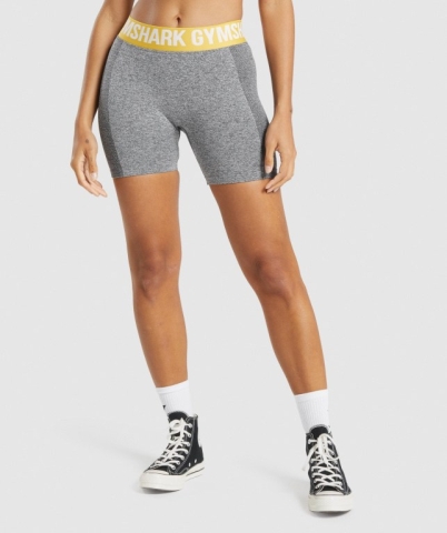 Grey Gymshark Flex Women's Shorts | US-62UVHGB