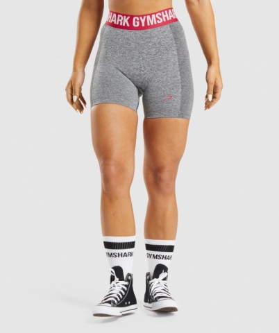 Grey Gymshark Flex Women's Shorts | US-95UVFHS