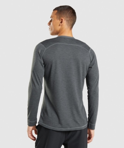 Grey Gymshark Retake Men's T Shirts | US-83VBSXC