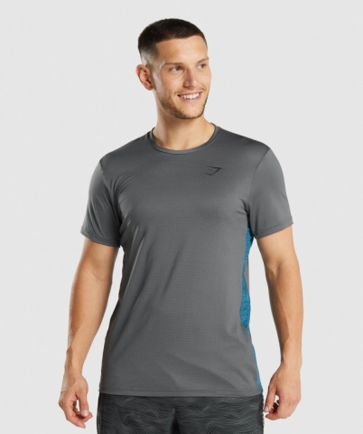 Grey Gymshark Sport Men's T Shirts | US-89TIYRX