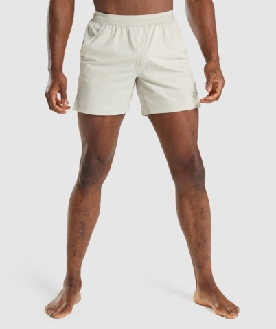 Grey Gymshark Studio Men's Shorts | US-59ZTELW