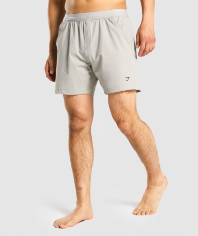 Grey Gymshark Studio Men's Shorts | US-74ZDIOA