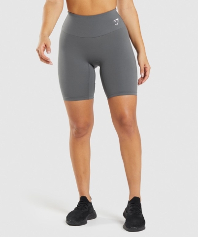 Grey Gymshark Training Cycling Women's Shorts | US-38QUIDF