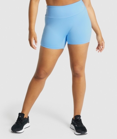 Light Blue Gymshark Training Women's Shorts | US-49PWCUF