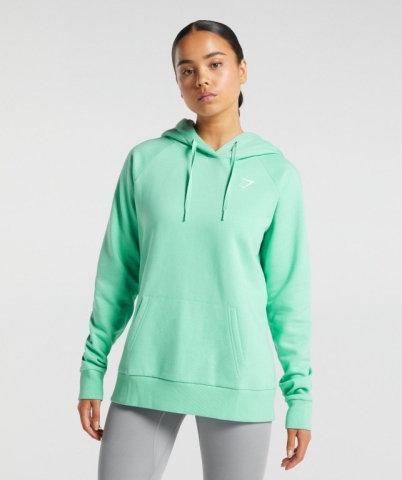 Light Green Gymshark Training Women's Hoodies | US-75LGYUC