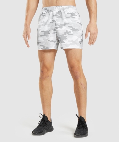 Light Grey Gymshark Arrival 5" Men's Shorts | US-41GCWMV