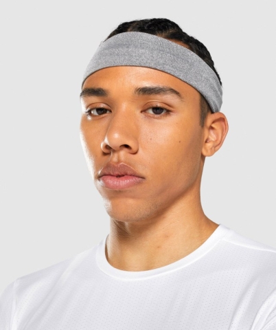 Light Grey Gymshark New Era Headband Women's Headwear | US-65TKZWH