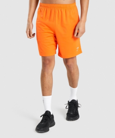 Orange Gymshark Arrival Knitted Men's Shorts | US-25ZHILT