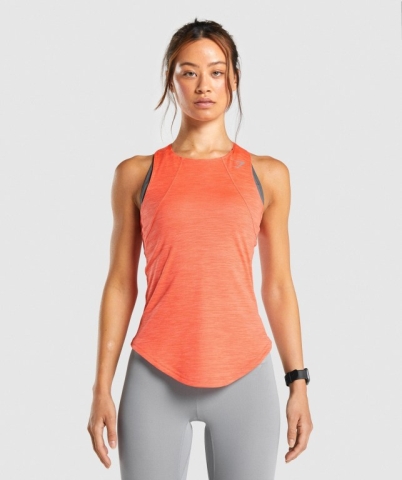 Orange Gymshark Speed Women's Tank Tops | US-62WASPD