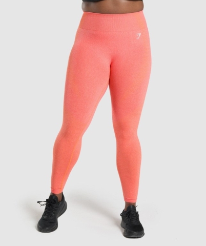 Orange Gymshark Vital Seamless 2.0 High Waisted Women's Leggings | US-63SWPAB