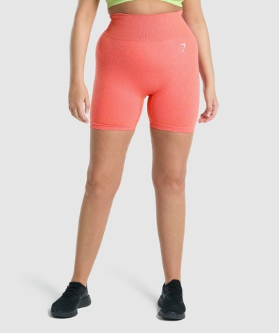 Orange Gymshark Vital Seamless 2.0 Women's Shorts | US-09WGKHA