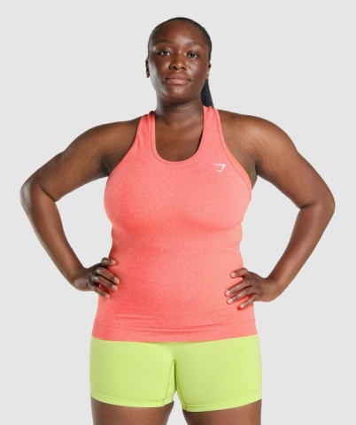 Orange Gymshark Vital Seamless 2.0 Women's Tank Tops | US-46WCSAT