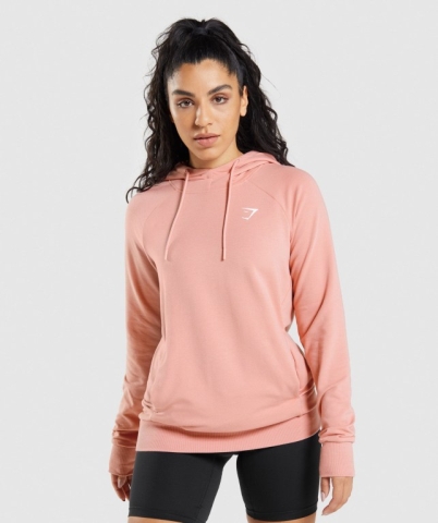 Pink Gymshark Training Women's Hoodies | US-87WAQHG