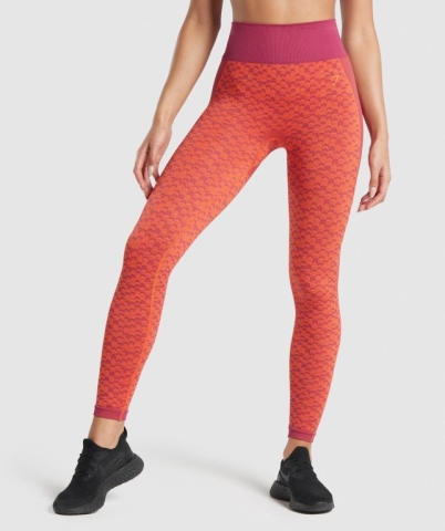 Pink Gymshark WTFlex Seamless High Waisted Women's Leggings | US-92YMIFT