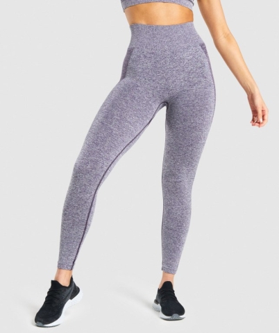 Purple Gymshark Flex High Waisted Women's Leggings | US-13KLTHQ