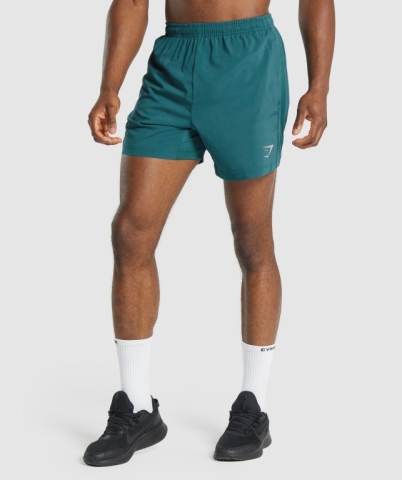 Turquoise Gymshark Sport Men's Shorts | US-82UCLMZ