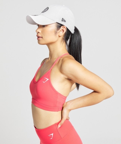 White Gymshark New Era Legacy 9Forty Women's Headwear | US-76GMBFP