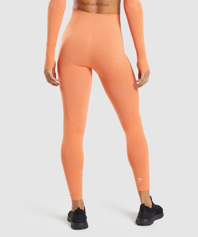 Apricot Orange Gymshark Vital Seamless 2.0 High Waisted Women's Leggings | US-02TOLUY