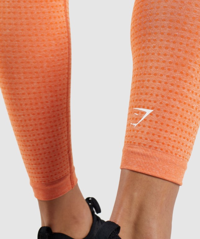 Apricot Orange Gymshark Vital Seamless 2.0 High Waisted Women's Leggings | US-02TOLUY