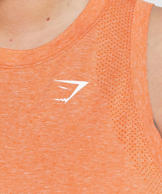 Apricot Orange Gymshark Vital Seamless 2.0 Light Women's Tank Tops | US-24GUVEK