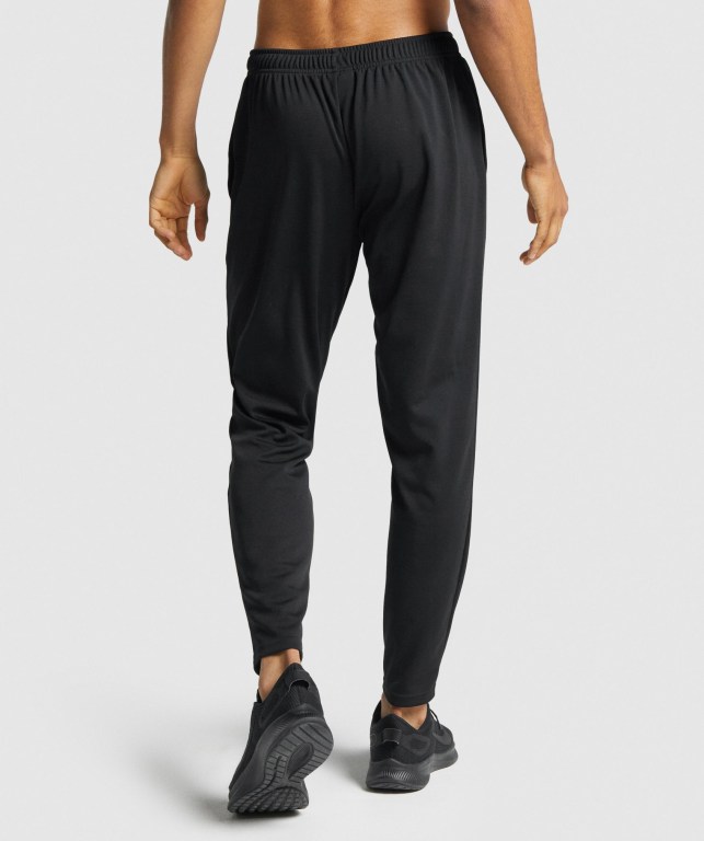 Black Gymshark Arrival Knit Men's Joggers | US-54XJOKT