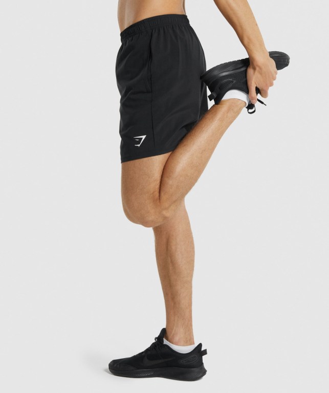 Black Gymshark Arrival Men's Shorts | US-53GDLTI