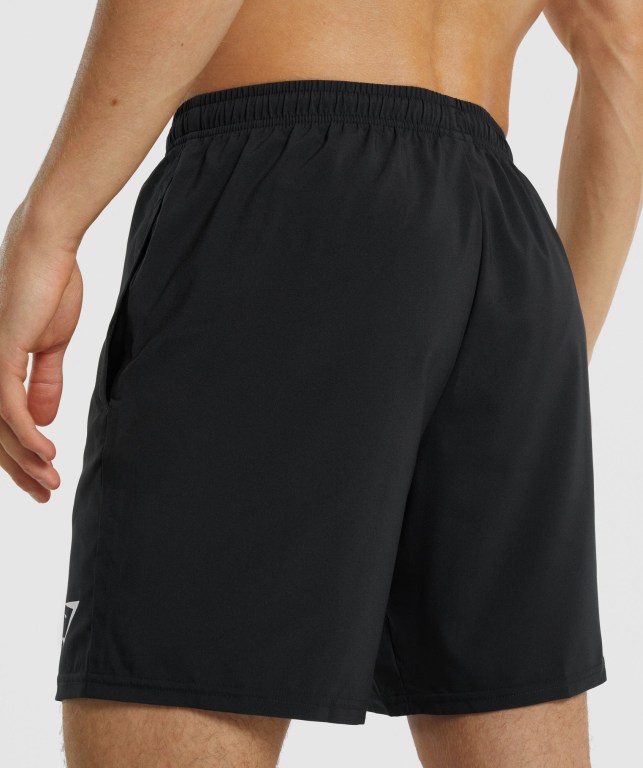 Black Gymshark Arrival Men's Shorts | US-53GDLTI