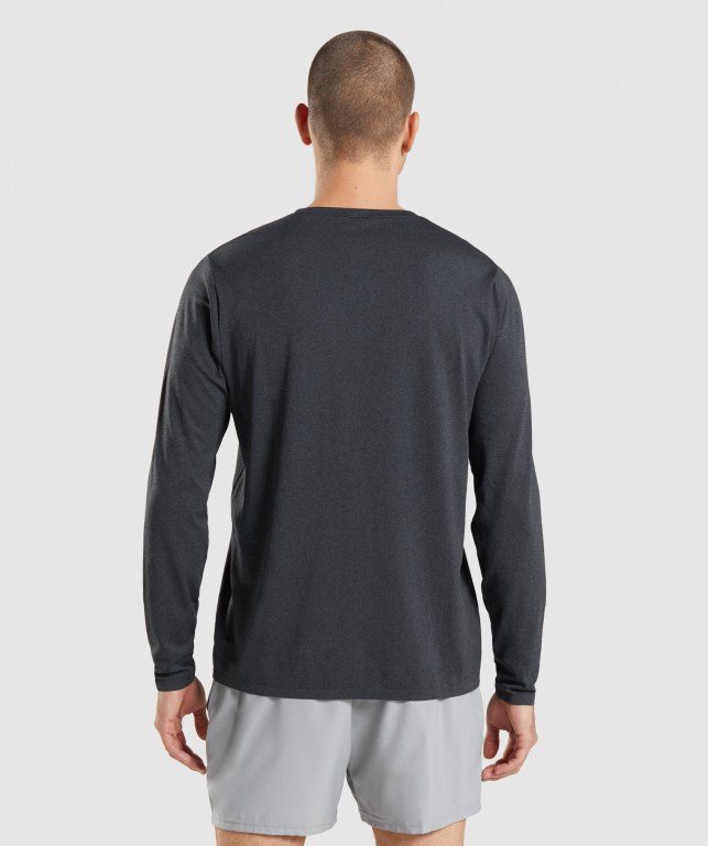 Black Gymshark Arrival Seamless Men's T Shirts | US-91CEVLH